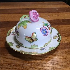 Herend Queen Victoria butter dish